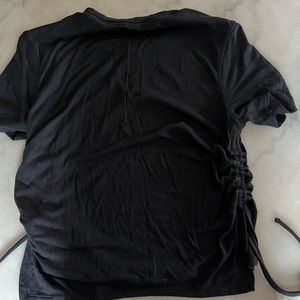 Lululemon cropped cinched T-shirt